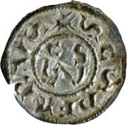 Denier - Eugene II and emperor Louis I obverse image