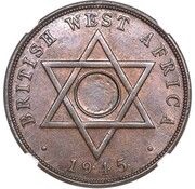1 Penny - George VI Pattern, British West Africa, 1945 reverse image