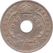 1 Penny - George VI obverse image