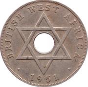 1 Penny - George VI, British West Africa, 1951 reverse image