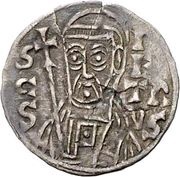 Denier - John VIII and emperor Charles II or Charles III, Vatican City, 872-882 reverse image