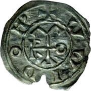 Denier - Stephen V and emperor Guy of Spoleto, Vatican City, 891 reverse image
