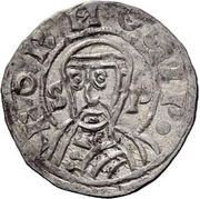 Denier - Formosus and emperor Guy of Spoleto St. Peter bust obverse image