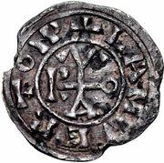 Denier - Romanus and empereur Lambert of Spoleto, Vatican City, 897 reverse image