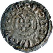 Denier - Sergius III and emperor Louis III, Vatican City, 904-905 reverse image