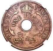 1 Penny - George VI Pattern obverse image