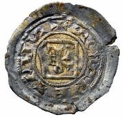 Denier - John X monogram, Vatican City, 914-915 reverse image