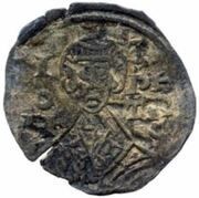 Denier - John X and emperor Berengar I bust obverse image