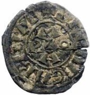 Denier - John X and emperor Berengar I bust, Vatican City, 915-924 reverse image