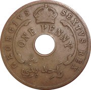1 Penny - George VI Mule obverse image