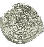 Denier - Agapetus II and prince Alberic of Spoleto obverse image