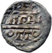 Denier - Leo VIII and emperor Otto I obverse image
