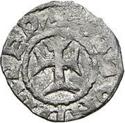 Denier - John XIII and emperor Otto I cross, Vatican City, 965-972 reverse image