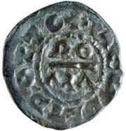 Denier - Benedict VI / Benedict VII and emperor Otto I / Otto II papal bust, Vatican City, 973-983 reverse image