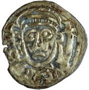 Denier - Benedict VI / Benedict VII and emperor Otto I / Otto II cross; St. Peter bust, Vatican City, 973-983 reverse image