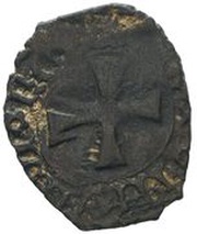 Denaro Piccolo - Callixtus III, Vatican City, 1455-1458 reverse image