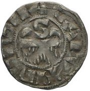 Denier "Provisino" - Roman Senate, Vatican City, 1188-1252 reverse image