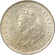3 Pence - George V obverse image
