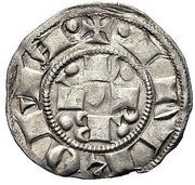 1 Bolognino Romano - Urbano V, Vatican City, 1362-1370 reverse image