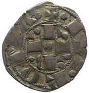 1 Bolognino Romano - Gregory XI, Vatican City, 1377-1378 reverse image