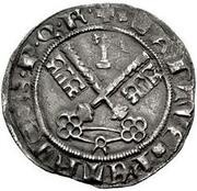 1 Grosso - Martin V, Vatican City, 1417-1431 reverse image