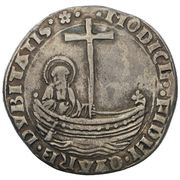 1 Grosso - Callixtus III, Vatican City, 1455-1458 reverse image