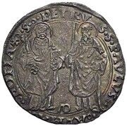 1 Grosso - Pius II, Vatican City, 1458-1464 reverse image