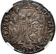1 Giulio - Julius II St. Peter and Paul, Vatican City, 1503-1513 reverse image