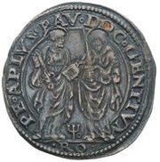 1 Giulio - Julius II DOC GENTIVM, Vatican City, 1503-1513 reverse image