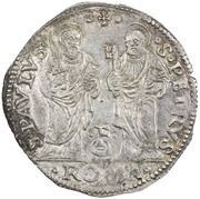 1 Giulio - Clement VII St. Peter and Paul, Vatican City, 1523-1534 reverse image