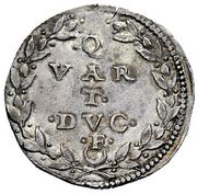 ¼ Ducato - Clement VII, Vatican City, 1527 reverse image