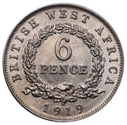 6 Pence - George V reverse image