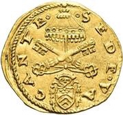 1 Fiorino di Camera - Francesco Armellini de' Medici Sede Vacante obverse image