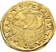 1 Fiorino di Camera - Francesco Armellini de' Medici Sede Vacante, Vatican City, 1523 reverse image