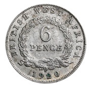 6 Pence - George V reverse image