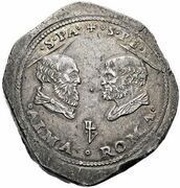 1 Ducato - Clement VII, Vatican City, 1527 reverse image