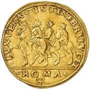 2½ Ducati - Leo X, Vatican City, 1513-1521 reverse image