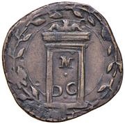 1 Quattrino - Clement VIII Jubilee, Vatican City, 1600 reverse image
