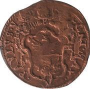 1 Quattrino - Paulus V Left hand on sword obverse image
