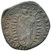 1 Quattrino - Gregory XV, Vatican City, 1622 reverse image