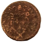 1 Quattrino - Urban VIII, Vatican City, 1636-1637 reverse image