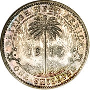 1 Shilling - George V reverse image
