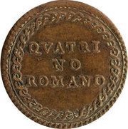 1 Quattrino - Clement XIII Without year, Vatican City, 1758 reverse image