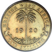1 Shilling - George V reverse image