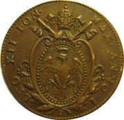 1 Quattrino Romano - Leo XII obverse image