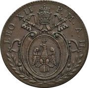 1 Quattrino Romano - Leo XII obverse image