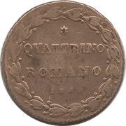 1 Quattrino - Pius VIII, Vatican City, 1829 reverse image