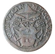 ½ Baiocco Romano - Annibale Albani Sede Vacante obverse image