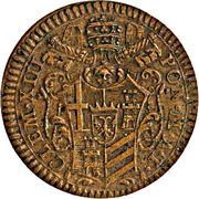 ½ Baiocco - Clement XIII Without year obverse image