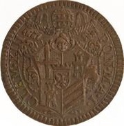 ½ Baiocco - Clement XIII With year and tower obverse image